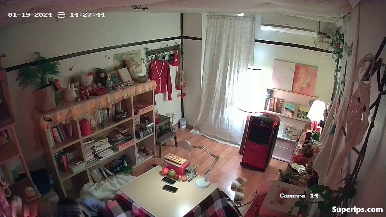 IPCAM – Japanese teenage couple fucks on the floor