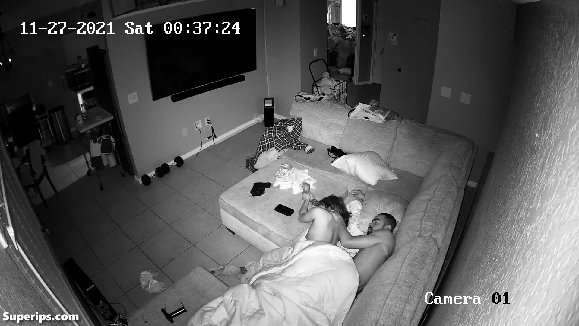 IPCAM – Black American teen gets fucked by her boyfriend