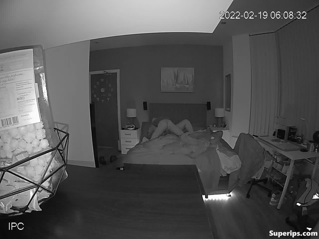 IPCAM – European young couple fucks in their room