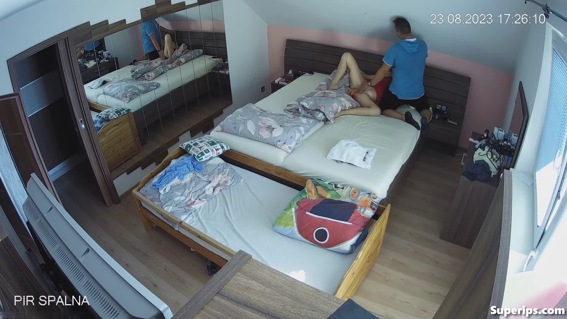 IPCAM – European man fucks his wife with a big dildo