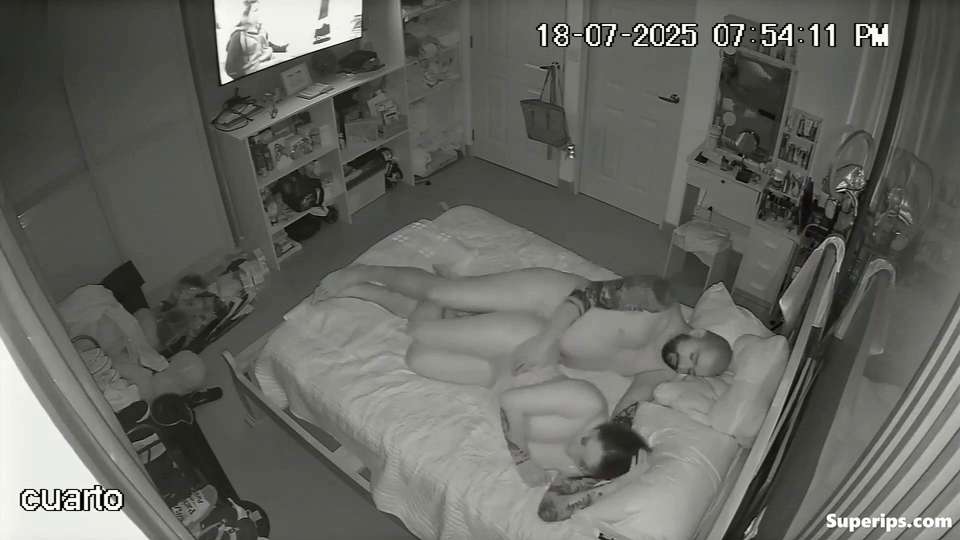 IPCAM – Busty Latina wife gets fucked while asleep