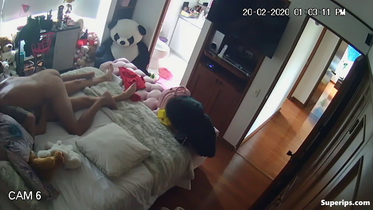 IPCAM – Brunette Latina girl gets fucked in lingerie