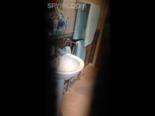 British Teen Girl Taking A Shower