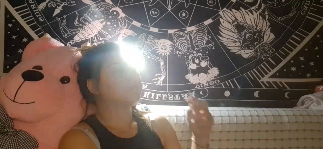 Comfy Plush Bear Smoking Yuliana