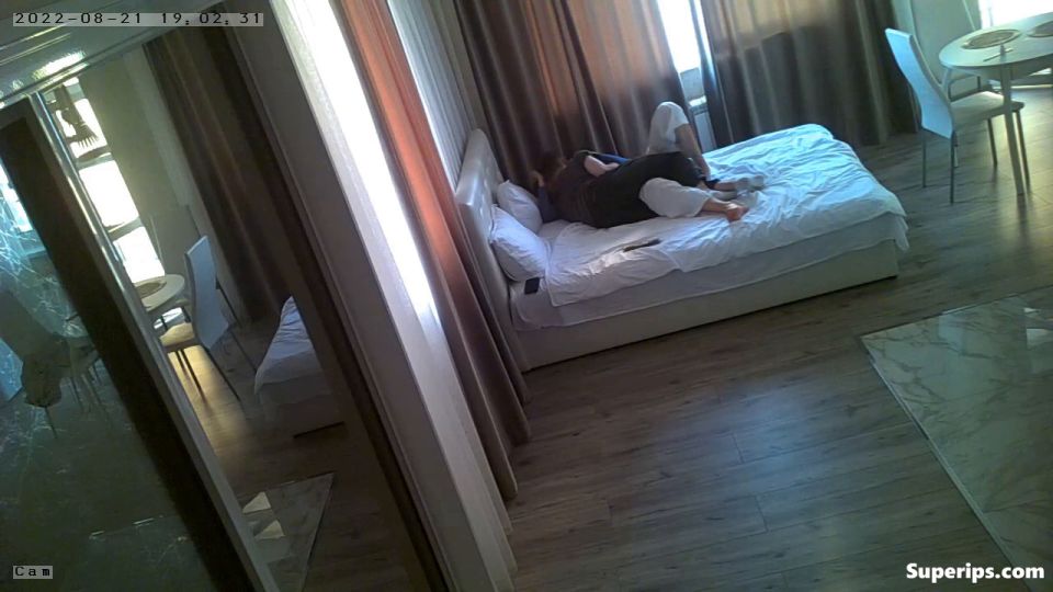 IPCAM – Young European couple groping each other