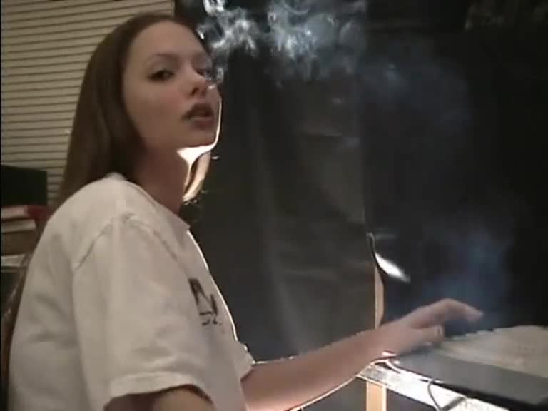 Lynn Bed and Bikini TLS Smoking