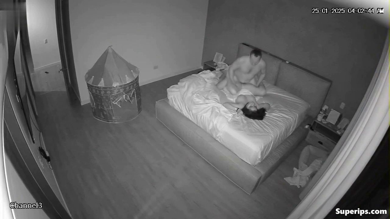 IPCAM – Busty wife gets fucked hard at night