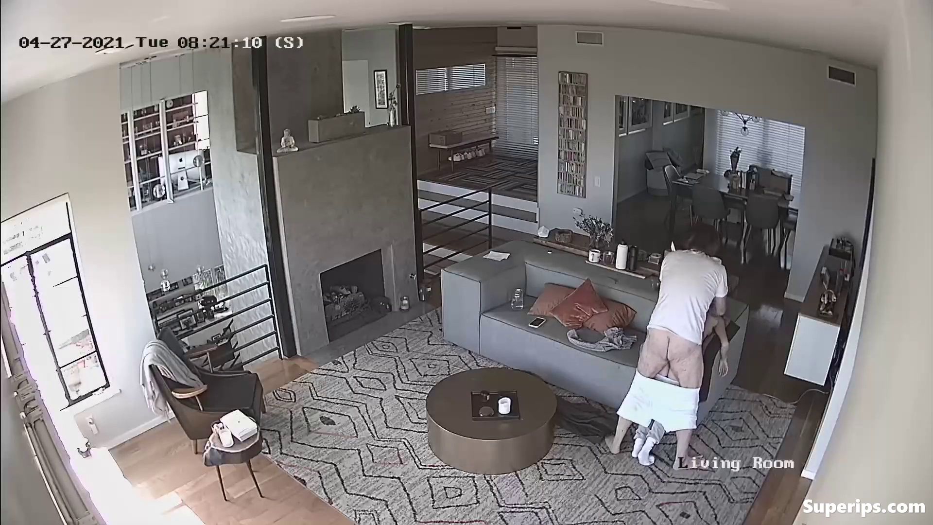 IPCAM – Old British man fucks a young Asian girl