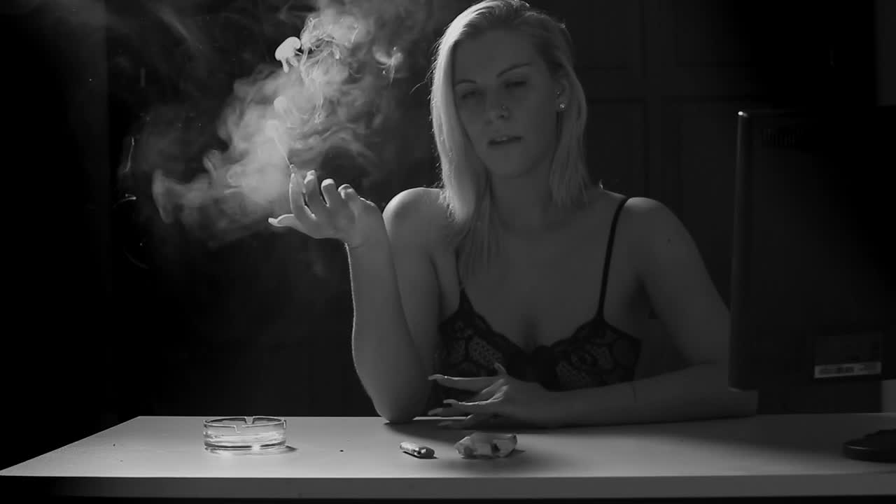 Mary 01 sexy blonde fetish model First time SmokeAgony Art Of Fetish