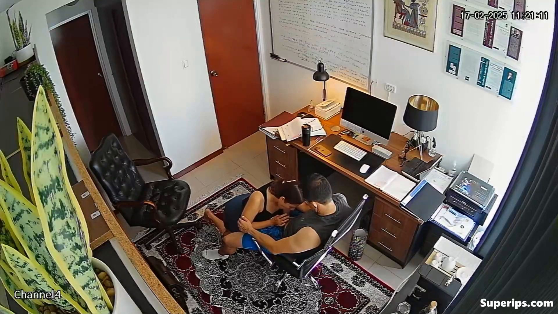 IPCAM – Young Arab girl fucks her boss