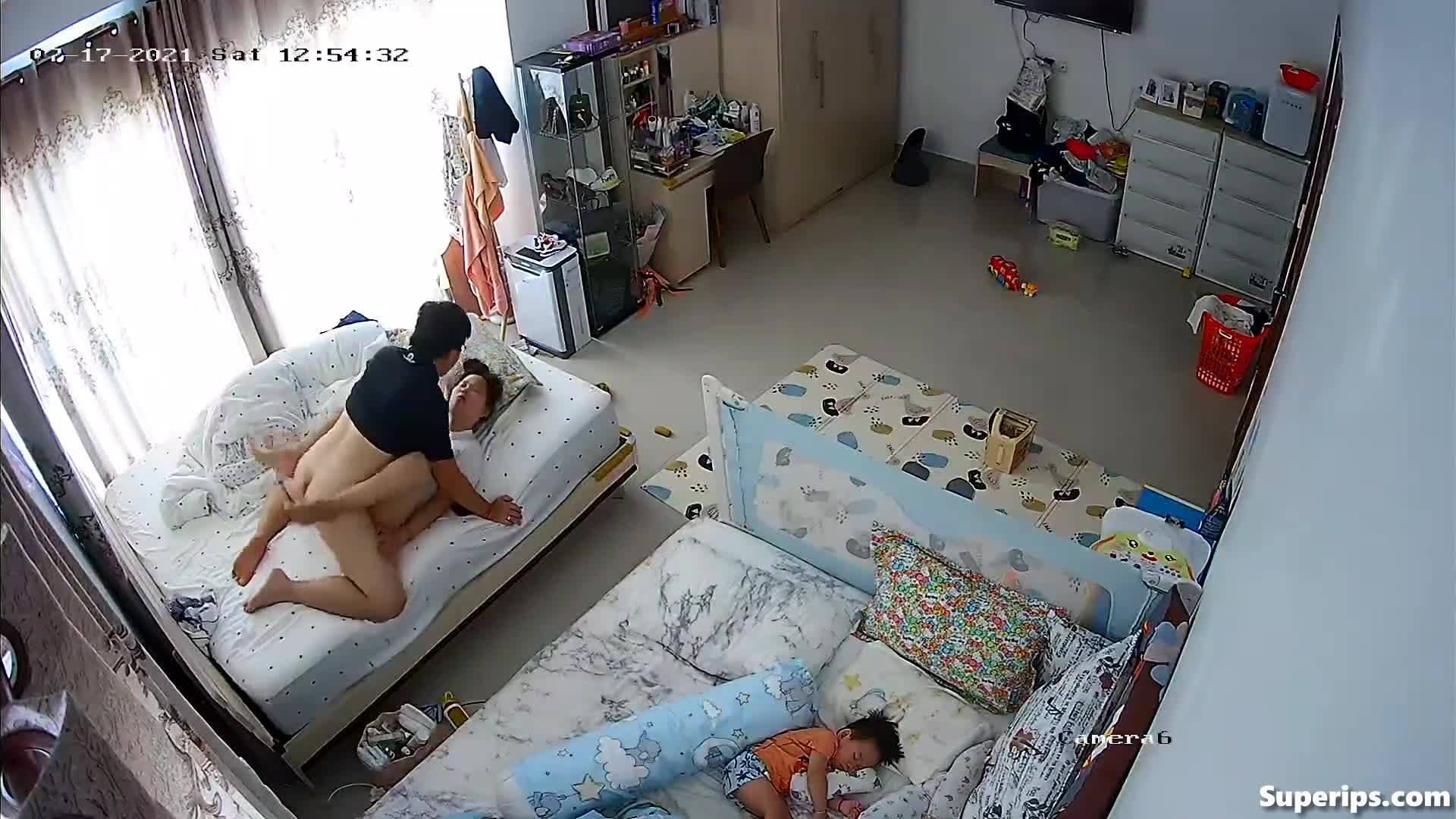 IPCAM – Young Japanese first-time parents fuck